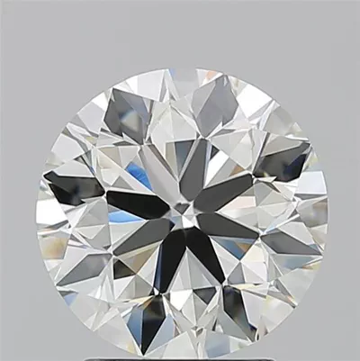 3.01ct J VVS2 Excellent Cut Round Diamond