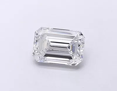 1.08ct E SI1 Rare Carat Ideal Cut Emerald Lab Grown Diamond