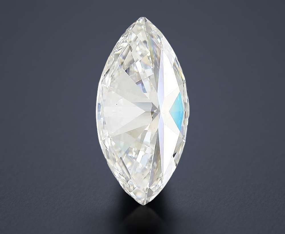 7.03ct F VS2 Rare Carat Ideal Cut Marquise Lab Grown Diamond