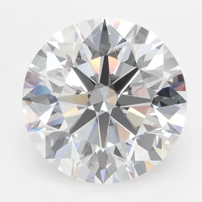 4.08ct D IF Rare Carat Ideal Cut Round Lab Grown Diamond