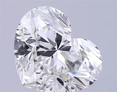 7.65ct G VS1 Rare Carat Ideal Cut Heart Lab Grown Diamond