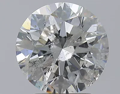 2.51ct G SI2 Rare Carat Ideal Cut Round Diamond