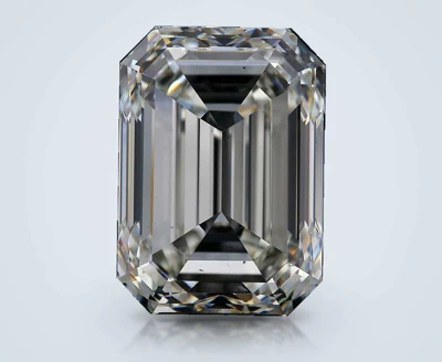 7.02ct K VS2 Rare Carat Ideal Cut Emerald Diamond
