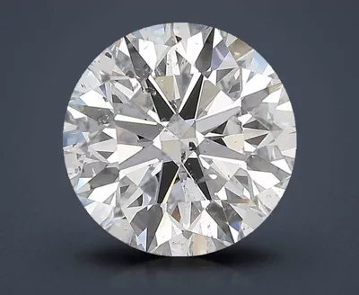 3.21ct D SI2 Rare Carat Ideal Cut Round Diamond