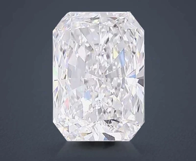 4.01ct E VS2 Very Good Cut Radiant Lab Grown Diamond