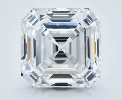 10.10ct E VVS2 Rare Carat Ideal Cut Asscher Lab Grown Diamond