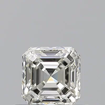 0.62ct J VS1 Rare Carat Ideal Cut Asscher Diamond