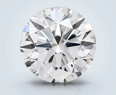 3.10ct D VS2 Rare Carat Ideal Cut Round Diamond
