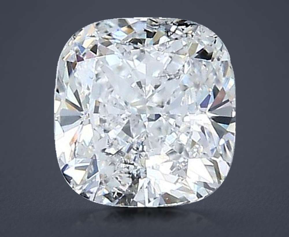 1.03ct E SI2 Rare Carat Ideal Cut Cushion Diamond