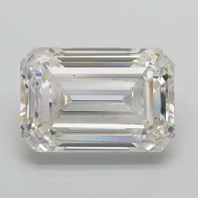 12.11ct G SI1 Excellent Cut Emerald Lab Grown Diamond