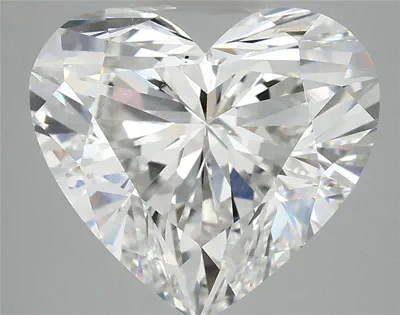 5.10ct F VS1 Rare Carat Ideal Cut Heart Lab Grown Diamond