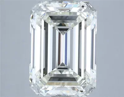 5.01ct I VVS1 Rare Carat Ideal Cut Emerald Diamond