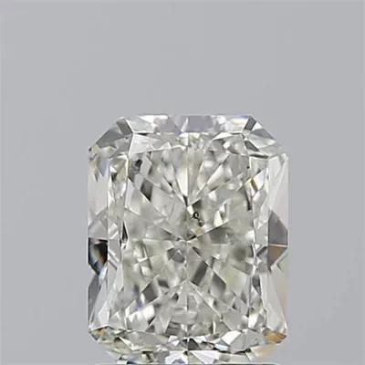 2.01ct J SI1 Rare Carat Ideal Cut Radiant Diamond