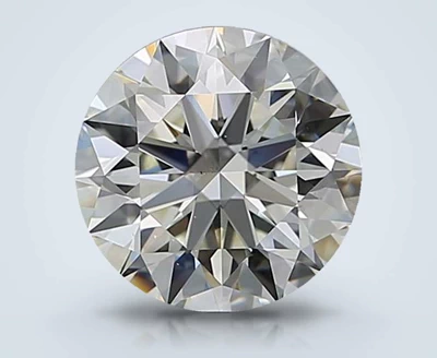 2.19ct K VS2 Rare Carat Ideal Cut Round Diamond