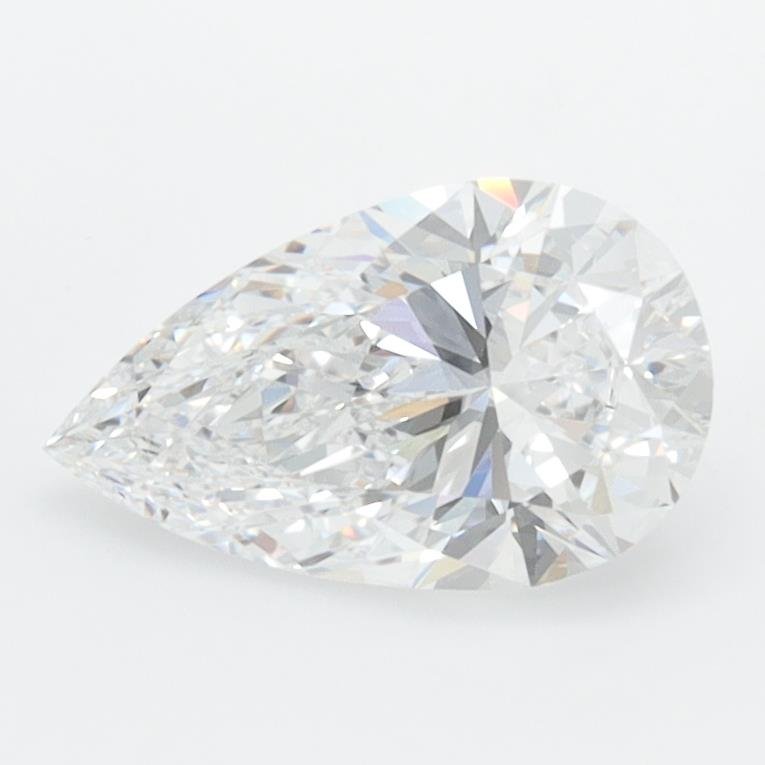1.08ct D VVS1 Rare Carat Ideal Cut Pear Lab Grown Diamond