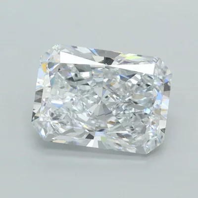 2.08ct D VVS1 Rare Carat Ideal Cut Radiant Lab Grown Diamond