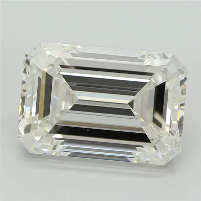 4.84ct G VVS2 Excellent Cut Emerald Lab Grown Diamond