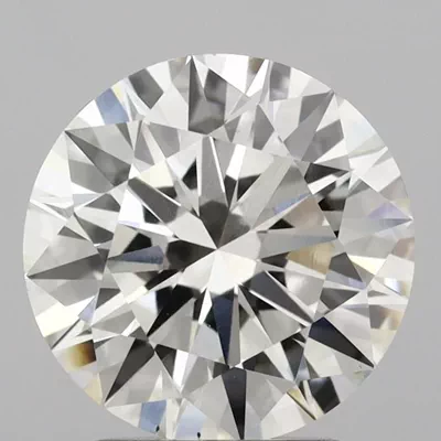 2.30ct H VS2 Rare Carat Ideal Cut Round Lab Grown Diamond