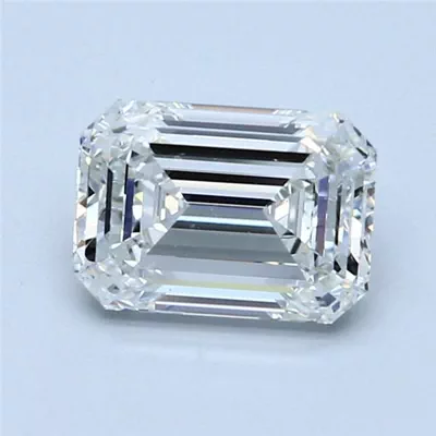 2.51ct H VS2 Rare Carat Ideal Cut Emerald Diamond