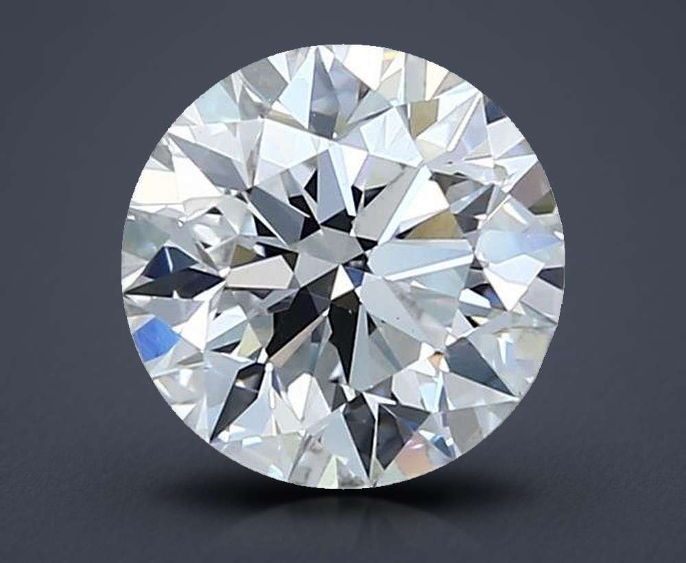 1.54ct E VS1 Rare Carat Ideal Cut Round Lab Grown Diamond