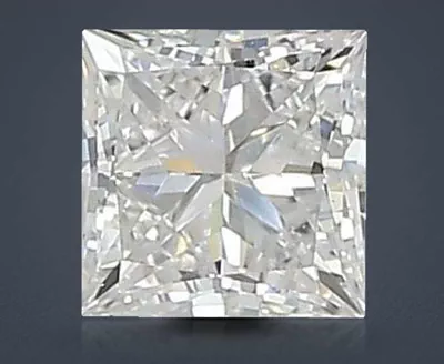 0.46ct D VVS1 Rare Carat Ideal Cut Princess Lab Grown Diamond