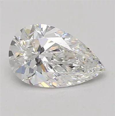 1.70ct E VVS2 Rare Carat Ideal Cut Pear Lab Grown Diamond