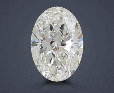 3.02ct D VS1 Rare Carat Ideal Cut Oval Lab Grown Diamond