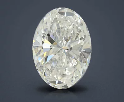 4.05ct E VVS2 Very Good Cut Oval Lab Grown Diamond