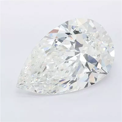 8.06ct E VS1 Rare Carat Ideal Cut Pear Lab Grown Diamond