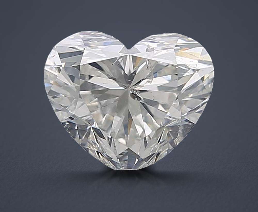 2.01ct H SI2 Rare Carat Ideal Cut Heart Diamond