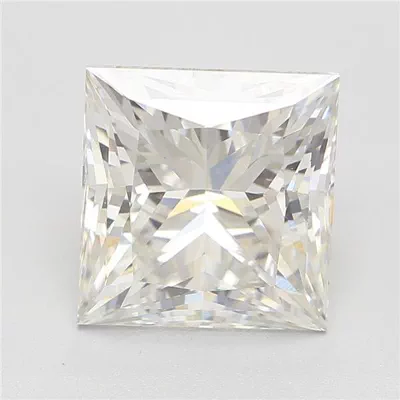 3.05ct G VS1 Rare Carat Ideal Cut Princess Lab Grown Diamond