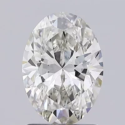 1.53ct G VS2 Rare Carat Ideal Cut Oval Lab Grown Diamond