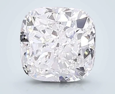 2.21ct E VVS2 Rare Carat Ideal Cut Cushion Lab Grown Diamond