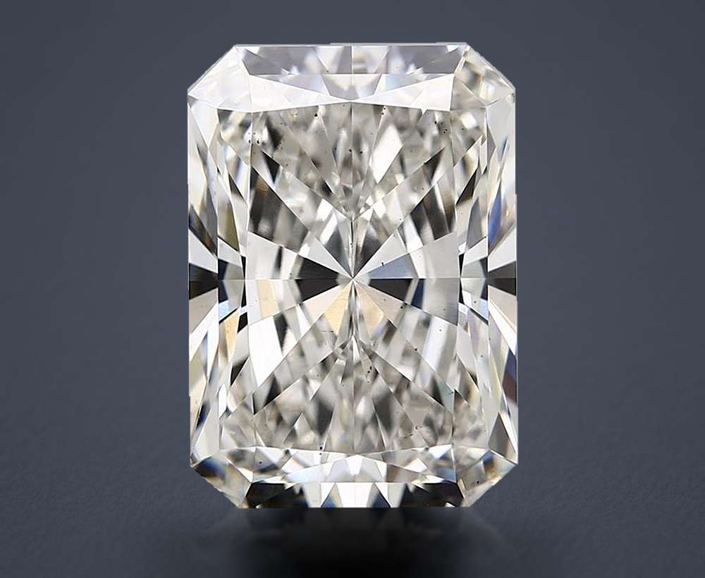 12.13ct H VS2 Rare Carat Ideal Cut Radiant Lab Grown Diamond