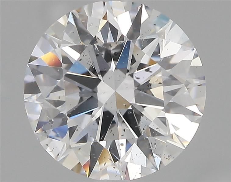 2.03ct D SI2 Rare Carat Ideal Cut Round Diamond