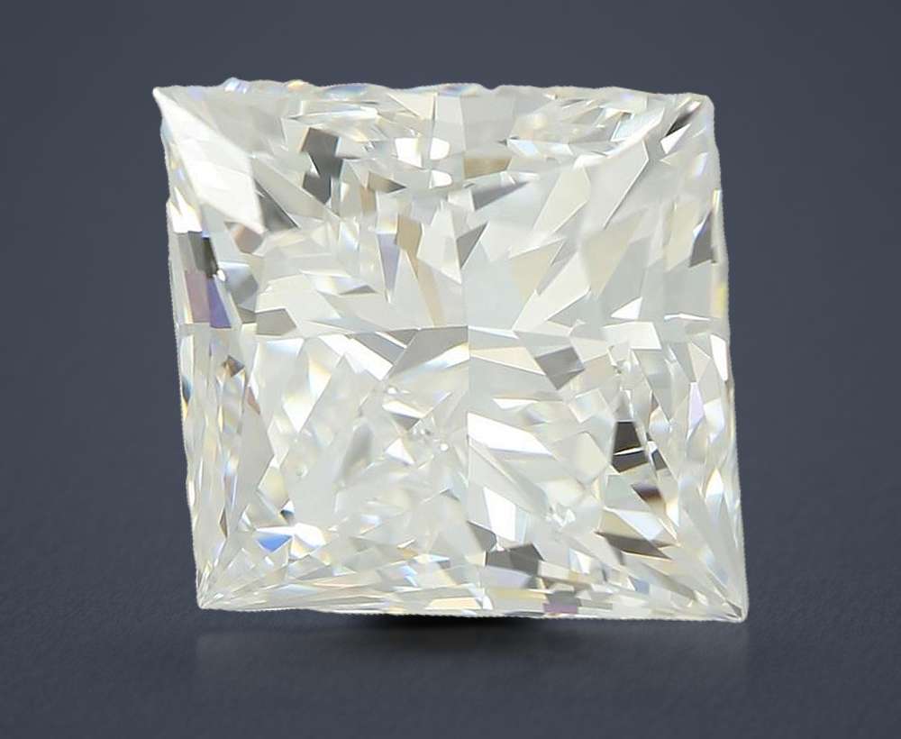 5.06ct E VVS2 Rare Carat Ideal Cut Princess Lab Grown Diamond
