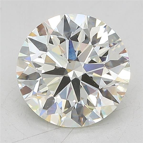 2.64ct J VS1 Excellent Cut Round Lab Grown Diamond
