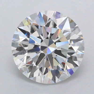 3.03ct E VVS1 Rare Carat Ideal Cut Round Lab Grown Diamond