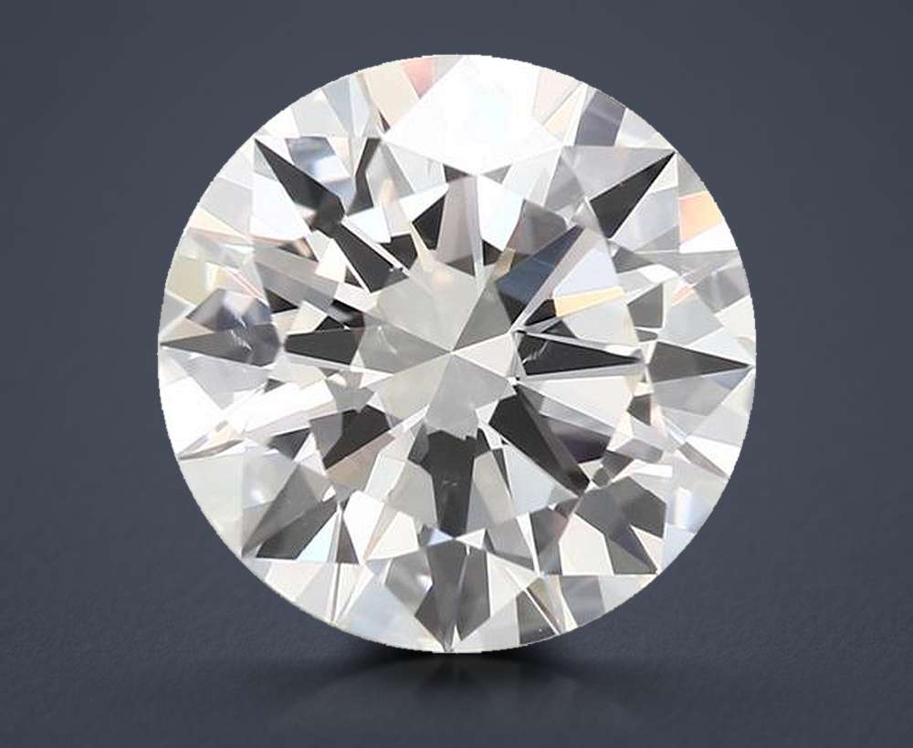 2.50ct H SI1 Rare Carat Ideal Cut Round Diamond