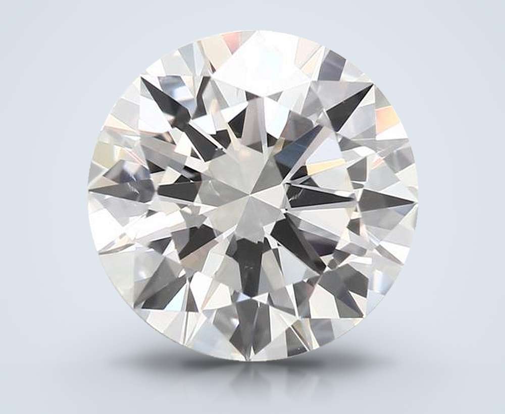 2.50ct H SI1 Rare Carat Ideal Cut Round Diamond