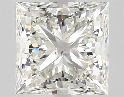 2.51ct K SI1 Rare Carat Ideal Cut Princess Diamond
