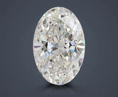 4.28ct F VVS2 Rare Carat Ideal Cut Oval Lab Grown Diamond
