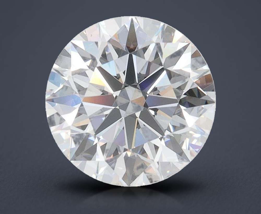 2.45ct D VVS1 Rare Carat Ideal Cut Round Lab Grown Diamond