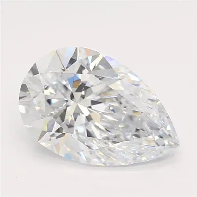 2.51ct F VS1 Rare Carat Ideal Cut Pear Lab Grown Diamond