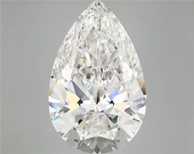 11.88ct F VS1 Rare Carat Ideal Cut Pear Lab Grown Diamond