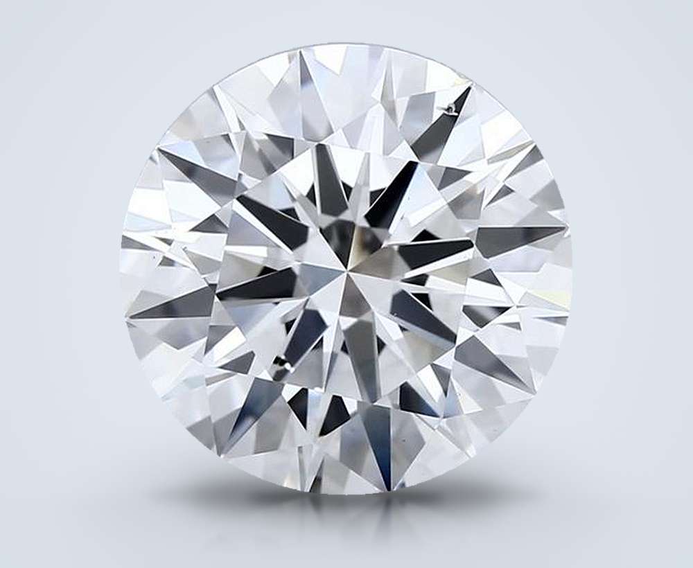 5.01ct F SI1 Excellent Cut Round Lab Grown Diamond