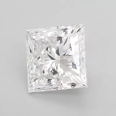 1.54ct D VVS1 Rare Carat Ideal Cut Princess Lab Grown Diamond
