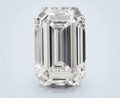 20.05ct F VS1 Rare Carat Ideal Cut Emerald Lab Grown Diamond