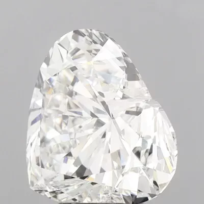 5.09ct F VS1 Rare Carat Ideal Cut Heart Lab Grown Diamond