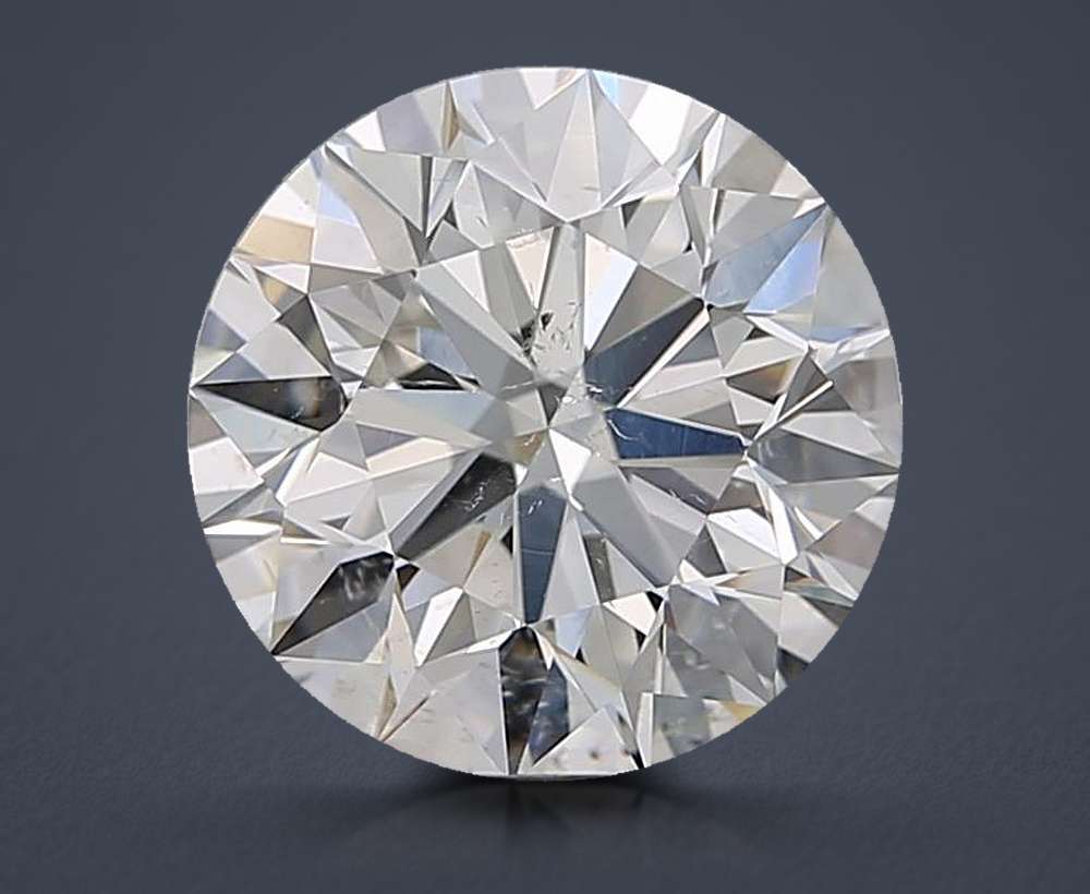 2.81ct H SI2 Excellent Cut Round Diamond
